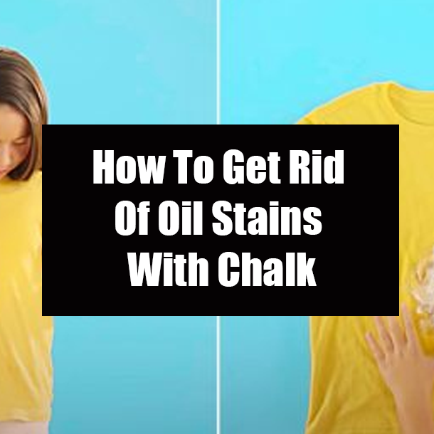 How To Get Rid Of Oil Stains With Chalk
