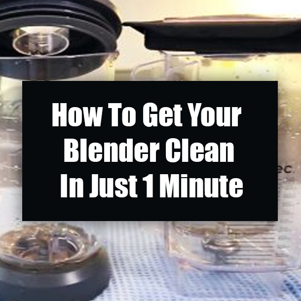 How To Get Your Blender Clean In Just 1 Minute