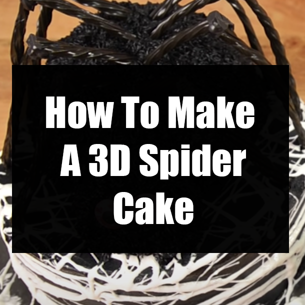 How To Make A 3D Spider Cake