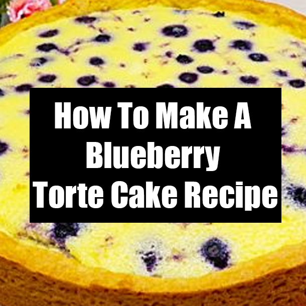 How To Make A Blueberry Torte Cake Recipe