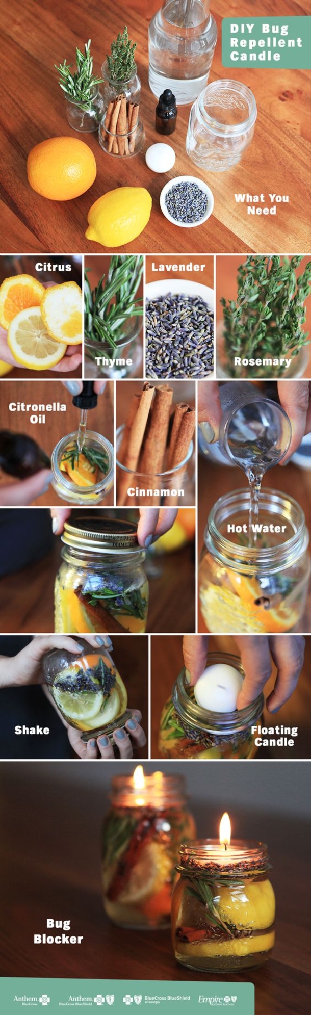How To Make A Bug Repellant Candle