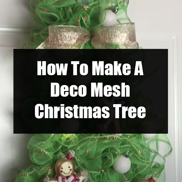 How To Make A Deco Mesh Christmas Tree