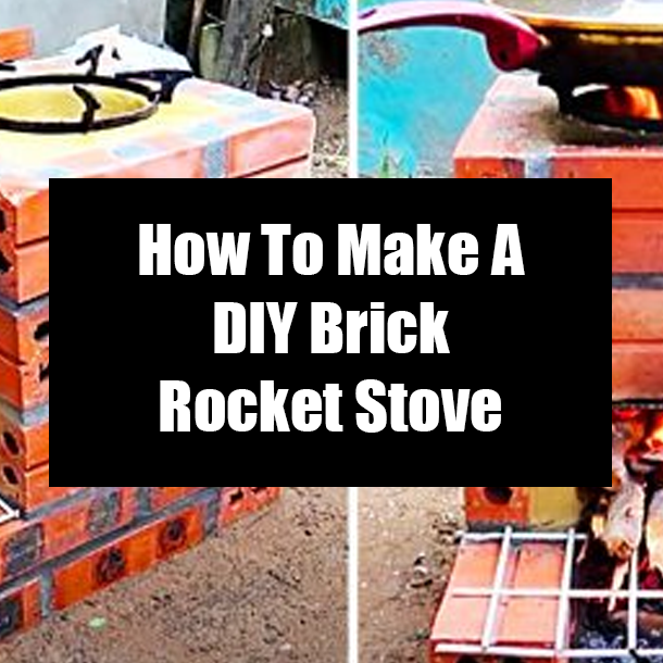 How To Make A DIY Brick Rocket Stove