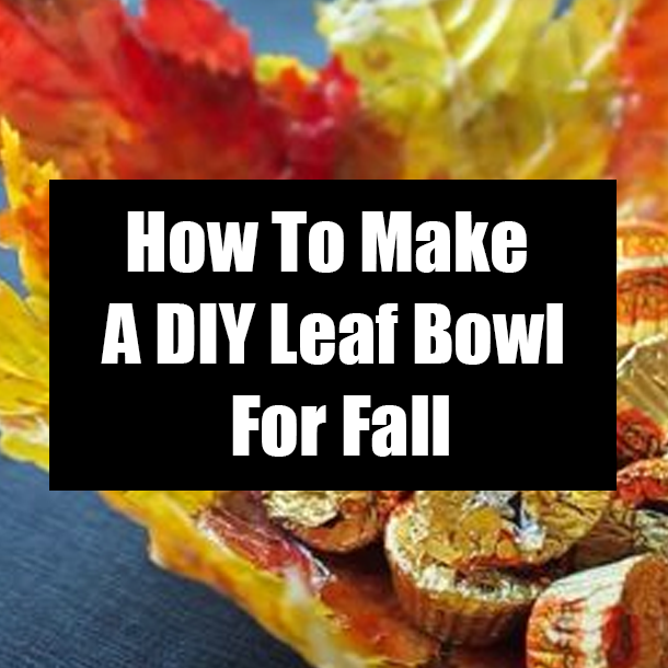 How To Make A DIY Leaf Bowl For Fall