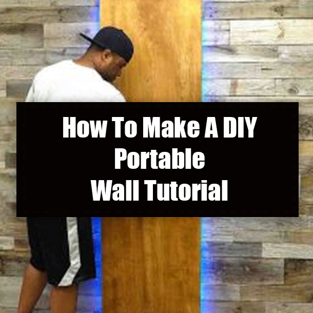 How To Make A DIY Portable Wall Tutorial