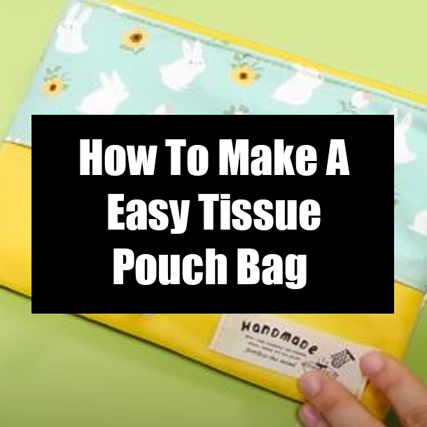 How To Make A Easy Tissue Pouch Bag