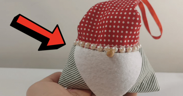 How To Make A Fabric Santa Ornament/Pincushion - picture 2