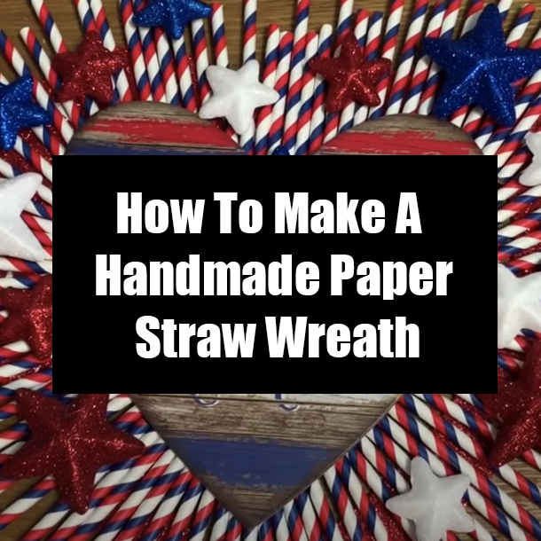 How To Make A Handmade Paper Straw Wreath