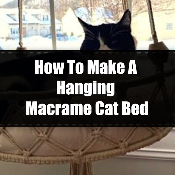 How To Make A Hanging Macrame Cat Bed