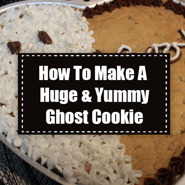 How To Make A Huge & Yummy Ghost Cookie