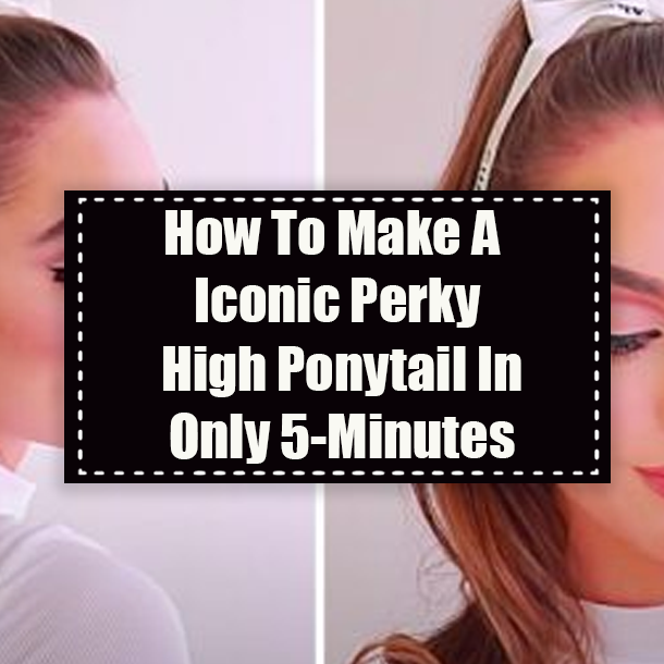 How To Make A Iconic Perky High Ponytail In Only 5-Minutes