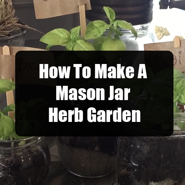 How To Make A Mason Jar Herb Garden