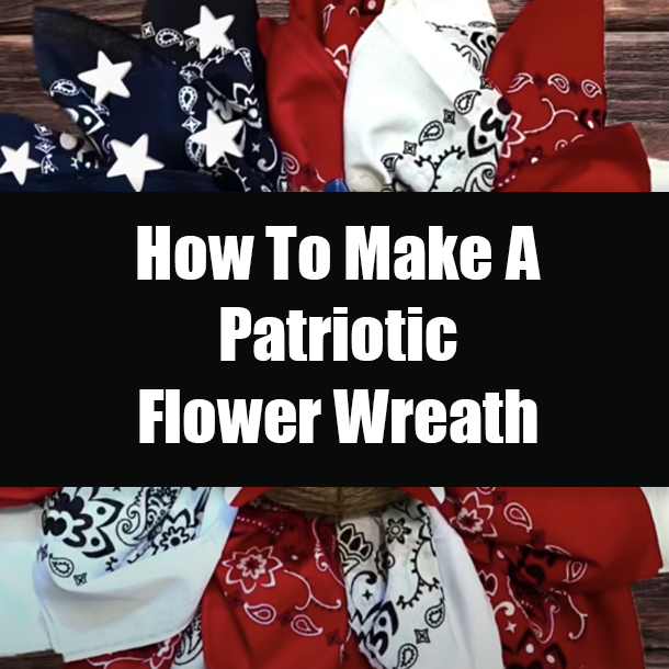 How To Make A Patriotic Flower Wreath