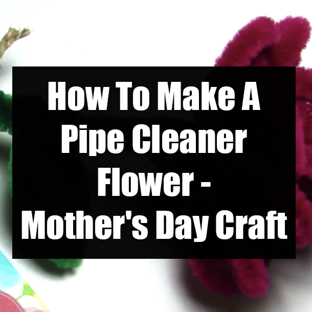 How To Make A Pipe Cleaner Flower - Mother's Day Craft