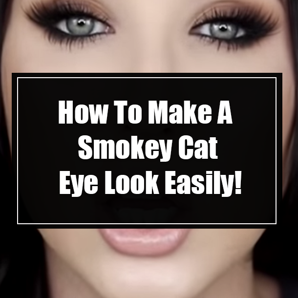 How To Make A Smokey Cat Eye Look Easily!