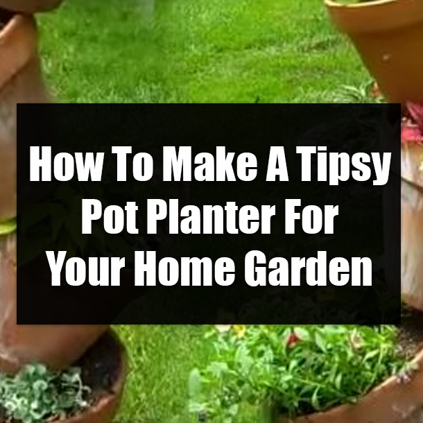 How To Make A Tipsy Pot Planter For Your Home Garden