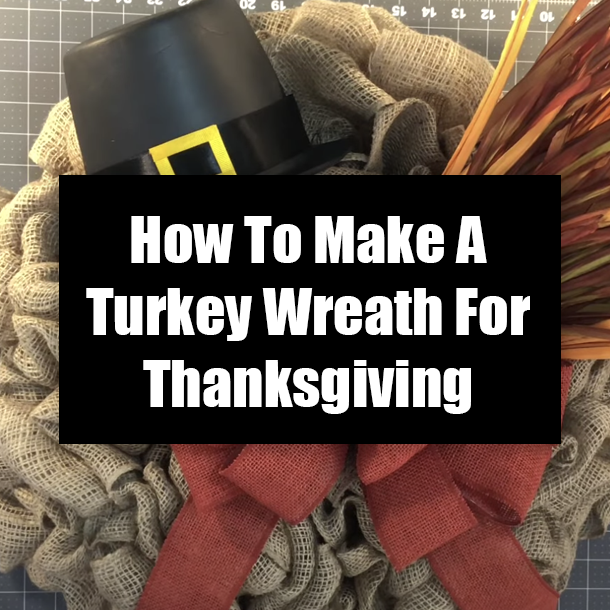 How To Make A Turkey Wreath For Thanksgiving