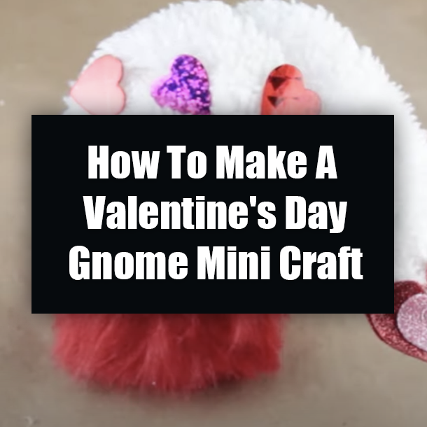 How To Make A Valentine's Day Gnome Mini Craft