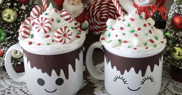 How to Make Adorable Christmas Marshmallow Mugs with Dollar Tree Supplies - picture 2