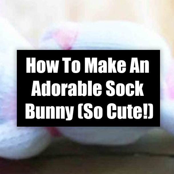 How To Make An Adorable Sock Bunny (So Cute!)