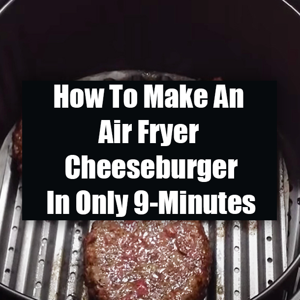 How To Make An Air Fryer Cheeseburger In Only 9-Minutes