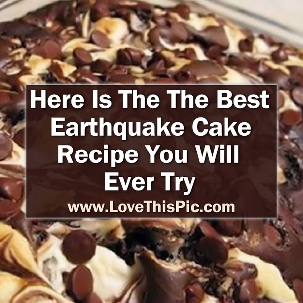 How To Make An Earthquake Cake