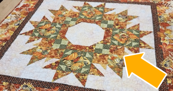 How to Make an Easy Fall Wreath Quilt for Your Wall - picture 2