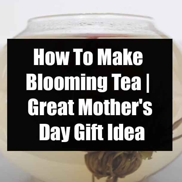 How To Make Blooming Tea | Great Mother's Day Gift Idea