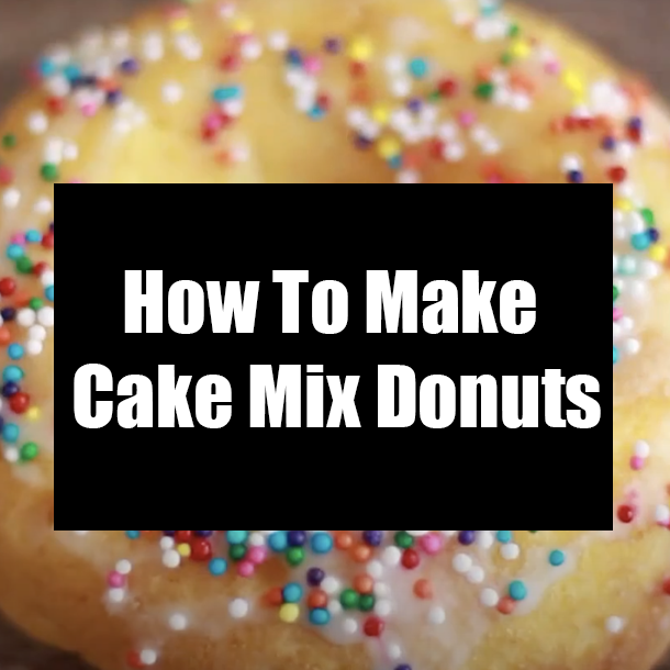 How To Make Cake Mix Donuts