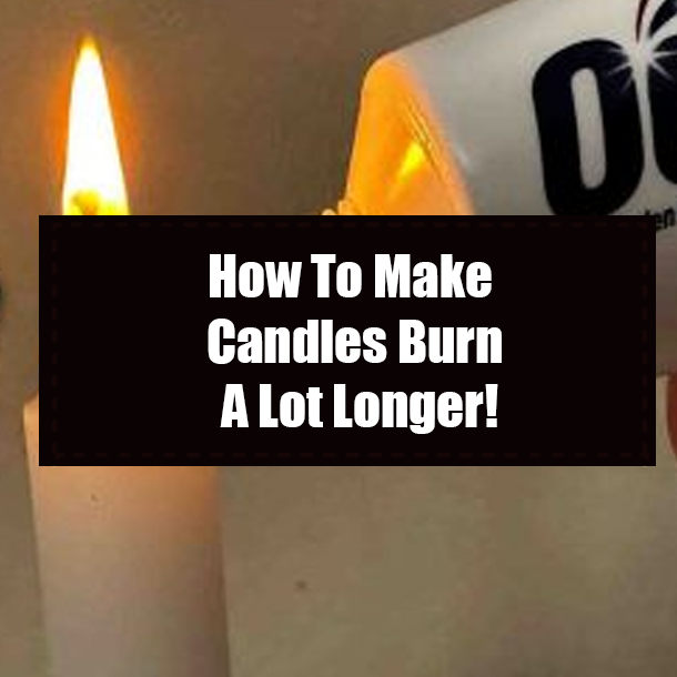 How To Make Candles Burn A Lot Longer!