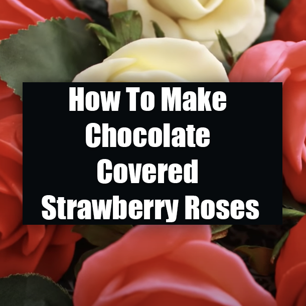 How To Make Chocolate Covered Strawberry Roses
