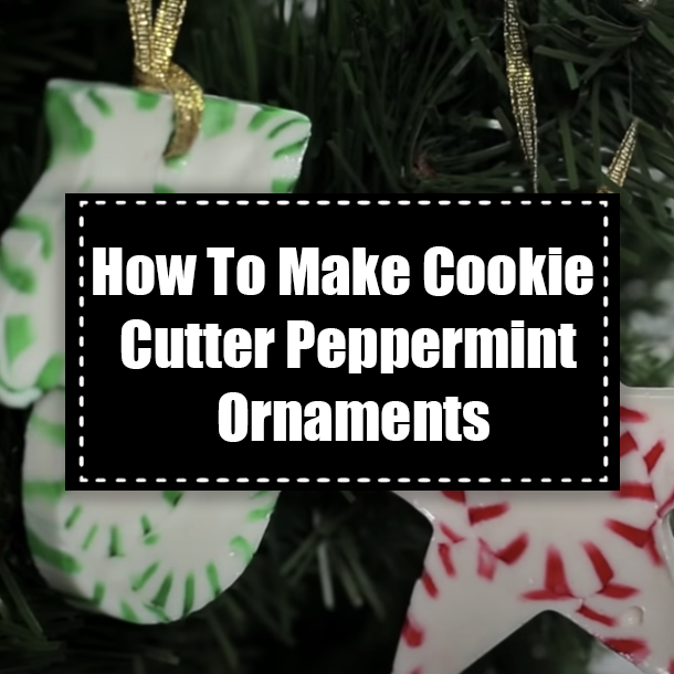 How To Make Cookie Cutter Peppermint Ornaments