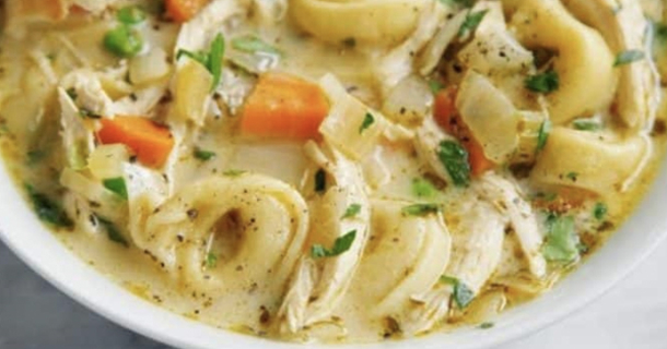 How To Make Creamy Chicken Tortellini Soup - picture 2