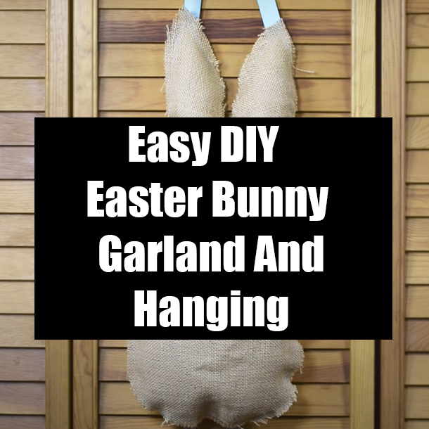 How To Make DIY Burlap Easter Decor