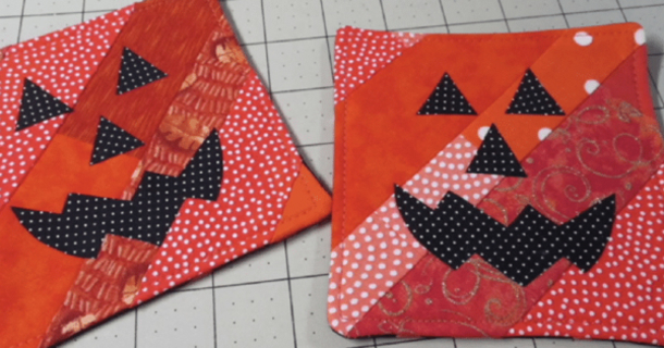 How To Make DIY Jack-O’-Lantern Coasters - picture 2