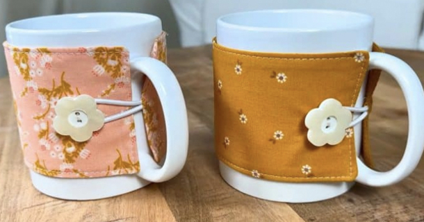 How To Make DIY Mug Cozy For Fall - picture 2