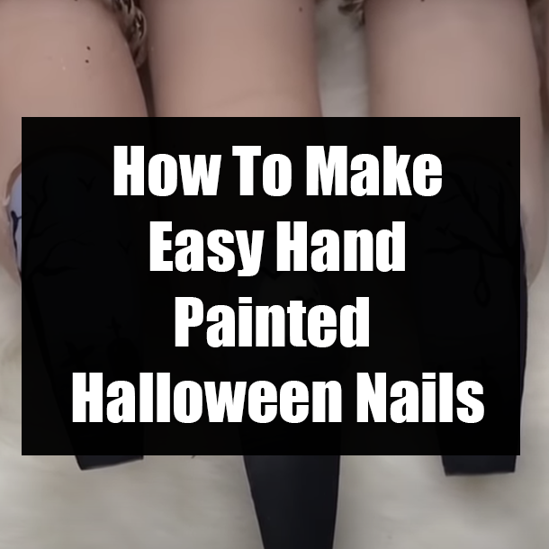 How To Make Easy Hand Painted Halloween Nails