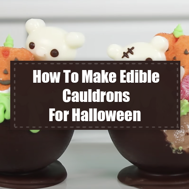 How To Make Edible Cauldrons For Halloween
