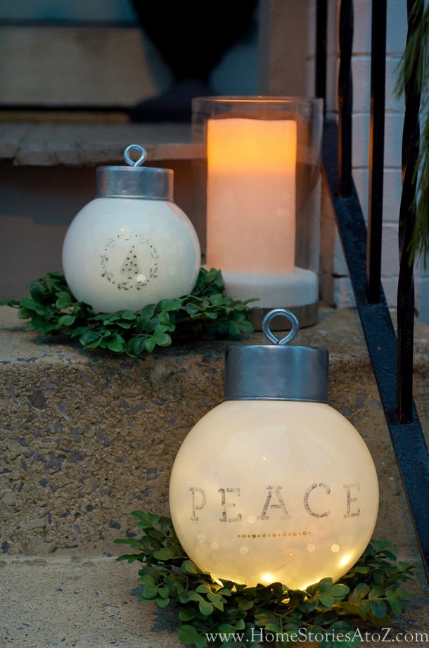 How To Make Oversized Christmas Ornaments - picture 4