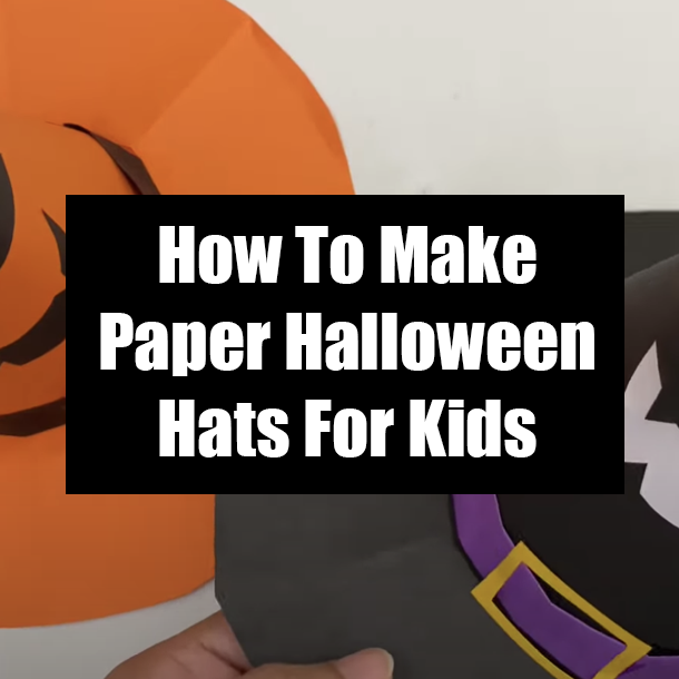 How To Make Paper Halloween Hats For Kids