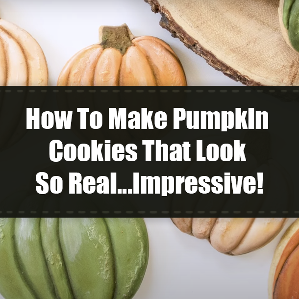 How To Make Pumpkin Cookies That Look So Real...Impressive!