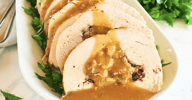 How To Make Roasted Turkey Breast with Cranberry Recipe - picture 2
