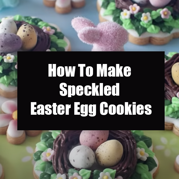 How To Make Speckled Easter Egg Cookies