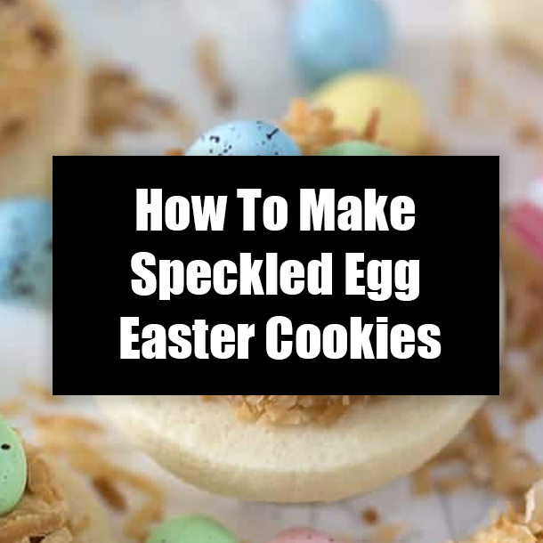 How To Make Speckled Egg Easter Cookies