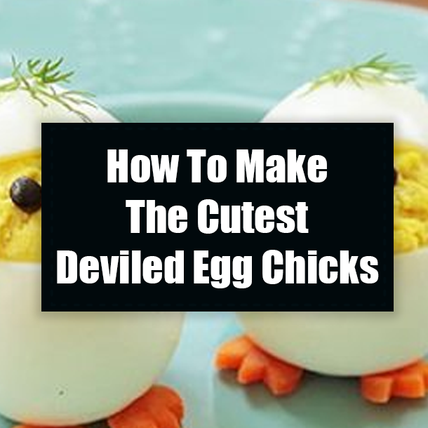 How To Make The Cutest Deviled Egg Chicks
