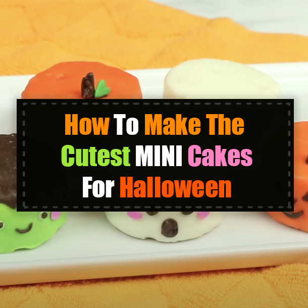 How To Make The Cutest MINI Cakes For Halloween