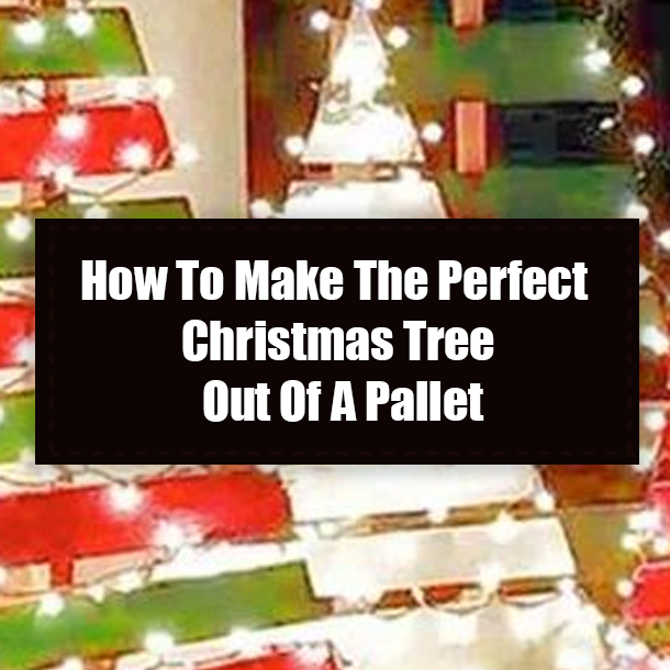 How To Make The Perfect Christmas Tree Out Of A Pallet