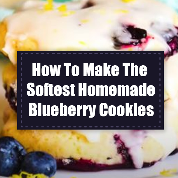 How To Make The Softest Homemade Blueberry Cookies