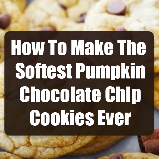 How To Make The Softest Pumpkin Chocolate Chip Cookies Ever