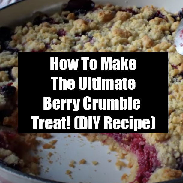 How To Make The Ultimate Berry Crumble Treat! (DIY Recipe)